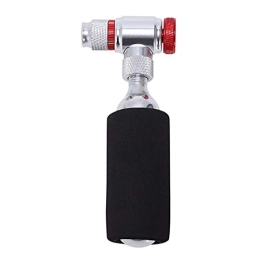 YMYGCC Accessories YMYGCC Bike Pump Bicycle Fast Mini Pump Inflatable Bottle Mountain Bike Thickened Portable Co2 Inflator Gas Cylinder Mountain Bik (Color : Black silver red)