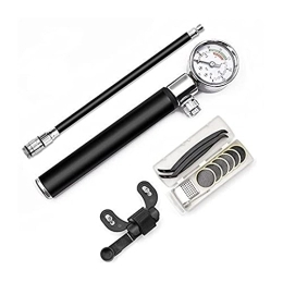 ZHANGQI Accessories ZHANGQI jiejie store Mini Bicycle Pump Aluminum Alloy Cycling Hand Air Pump Ball Tire Inflator MTB Mountain Road Bike Pump 100PSI Fit For AV / FV Easy to use and operate, Made mater