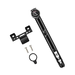 ZHANGQI Bike Pump ZHANGQI jiejie store Riding Pump Portable Aluminum Alloy Cycling Manual Inflator With Pressure Gauge Bike Durable Universal Pump Fit For Ball Motorcycles Easy to use and operate, Made mater