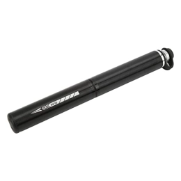 zhangxin Accessories zhangxin Bike Pump, Telescopic Portable Anti Slip Aluminum Alloy Bicycle Tire Pump with Fixed Bracket for Cycling (Colour Name : Black)