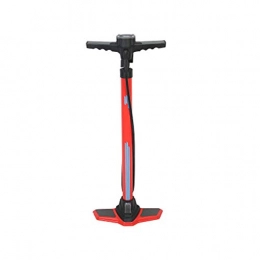 ZLGYH Accessories ZLGYH Portable Bike Floor Pump with Multifunction Ball Needle, Ergonomic Bicycle Air Pump for Presta Schrader Universal Valves, 160 Psi, Red
