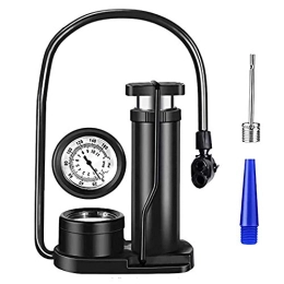 ZMYLOVE Accessories ZMYLOVE Bike Pump, 160Psi Portable Mini Bicycle Air Pump with Pressure Gauge And Free Gas Ball Needle Bicycle Floor Pump for All Bike Fits Presta & Schrader Valve, Black