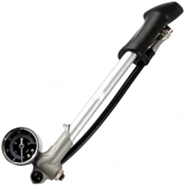 ZRKJ-jl Bike Pump ZRKJ-jl GS-02D Foldable 300psi High-pressure Bike Air Shock Pump With Lever & Gauge Fit For Fork amp; Rear Suspension Mountain Bicycle (Color : BLACK) (Color : Black) (Color : Silver)