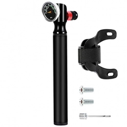 ZXCCQ Bike Pump ZXCCQ 300 PSI Mini Bike Pump, Hand Bicycle Tire Air Inflator Pump, Accurate Fast Inflation for Football Sports Balls Road Mountain Bikes, Including Gas Needle and Bracket