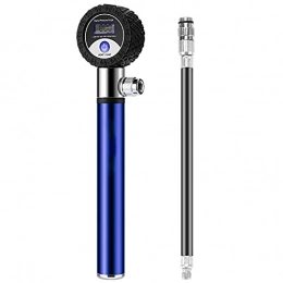ZYLEDW Accessories ZYLEDW Mini Bike Pump, 120 PSI High Pressure Hand Pump with Presta & Schrader Valve, Accurate Fast Inflation, Compact & Portable Bicycle Tyre Pump-Blue