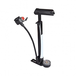 ZZHH Accessories ZZHH Air Pump Bike Pump Foldable Foot Pump 120PSI High-Pressure Bike Air Shock Pump Adjustable MTB Mountain Bicycle Bike Accessories (Color : Black)