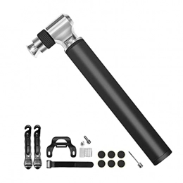 ZZHH Bike Pump ZZHH Mini Bike Pump Frame Fits Presta and Schrader 300 PSI Accurate Fast Inflator Mini Bicycle Tyre Pump for Bicycle (Color : Black)
