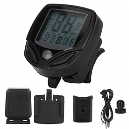 Qinlorgon Accessories 【Mother's Day】Bike Speedometer, Black Lightweight Automatic Bicycle Computer, Mountain Bicycles Folding Bicycles for Road Bicycles Ordinary Bicycles