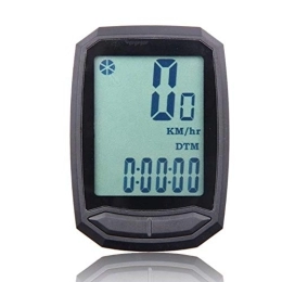 AELEGASN Cycling Computer AELEGASN 2Pcs Bicycle Speedometer, Big Screen Bike Computer Tracking Distance Speed Time Odometer for Bicycle Enthusiasts LCD Waterproof Cycling Computer