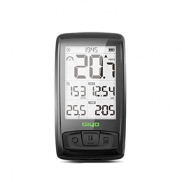 Aimmer Cycling Computer Aimmer Bike meter, Bluetooth wireless road car speedometer, odometer, backlit waterproof cycling supplies Black