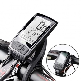 Asport Cycling Computer Asport Bike Speedometer Odometer, Wireless Bluetooth Bike Computer Waterproof Cycling Computer, Bicycle Odometer with Heart Rate Monitor LCD Display