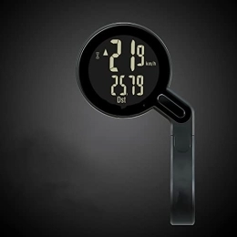 BECCYYLY Bike Speedometer Bicycle Computer Bike Analog Wireless Speedometer Cycling Waterproof Stopwatch Integrated Out Front Holder