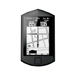 H-LML Accessories Bicycle Computer GPS Route Map Navigation / IPX6 Waterproof / 5 Screen Display 78 Kinds of Cycling Data / Dual-Mode Hybrid Bicycle Computer