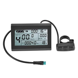 Fudax Cycling Computer Bicycle Display Meter, Bike Display Meter Practical Password Function KT-LCD3 for Modification for Bike Accessories for Bicycle for Bike