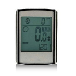 Lesrly-Cycle Cycling Computer Bicycle Odometer Monitor, Bicycle Odometer, Computer Waterproof Odometer, Wireless Bicycle Speedometer, Suitable for All Bicycles, Gold