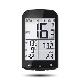 STTGD Accessories Bicycle Smart GPS Code Meter, Rainproof Wireless Bluetooth Ant Odometer, Cycling Equipment Accessories, with 2.9 Inch Large Screen and 30h Long Standby