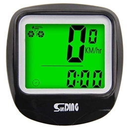 WJSW Cycling Computer Bike Computer Speedometer Wired Waterproof Bicycle Odometer Cycle Computer Multi-Function LCD Back-Light Display
