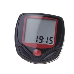 LEEOOL Accessories Bike Computer Wired Bike Bicycle Cycle Computer Odometer Speedometer LCD Waterproof 14 Functions for Fitness Fanatic (Color : Red Size : ONE Size) jiangzhongpeng