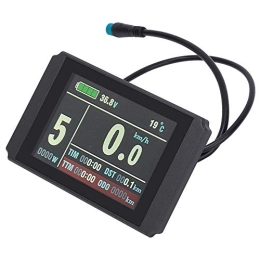 Weikeya Cycling Computer Bike LCD Conversion Instrument, Durable Portable LCD Instrument LCD Instrument Lightweight with Waterproof Connector for Outside Use
