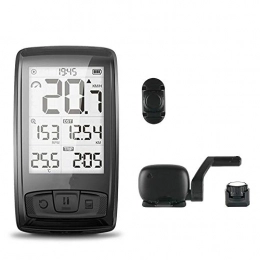 xunlei Cycling Computer Bike Speedometer Bicycle Bluetooth 4.0 Temperature Wireless Bicycle Computer Bike Speedometer Mount Holder Sensor Counter Computer Cycling Odometer