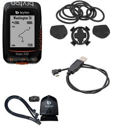 Unknown Accessories Bryton GPS Rider 330H HRM / GPS Bike Computer Bryton Rider 330H