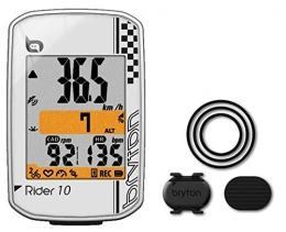 Bryton Accessories Bryton Rider 10Computer GPS, White, One Size