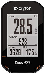 Bryton  Bryton Unisex's Rider 420E GPS Cycle Computer, Black, 83.9x49.9x16.9