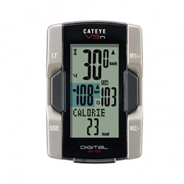 CatEye Accessories CatEye V3N CC-TR310TW FA003524045 Cycling Computer with 2.4 GHz Heart Rate and Cadence Monitor Black