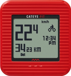 CatEye Accessories CatEye V3N Fit Bike PD100W, Fahrradcomputer Fit CC-PD100W, red