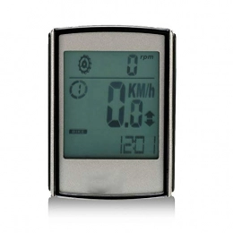 CHENC Speedometer, Portable Wireless Waterproof Backlight Bike Speedometer Automatic Wake-Up Big Screen Multifunctions Easy To Disassemble