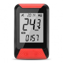 CuteLife Cycling Computer CuteLife Bike Odometer 2.0'' Screen 130 Smart GPS Cycling Computer Easy Fix On Handlebar Or Bike Computer Mount Bike Speedometer (Color : Red, Size : ONE SIZE)