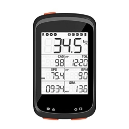 DSMGLSBB Cycling Computer DSMGLSBB Bike Speedometer, 2.5 Inch LCD Screen GPS Cycling Computer, Wireless Smart Road Cycling Odometer for Bicycle Computer Cadence Power Meter