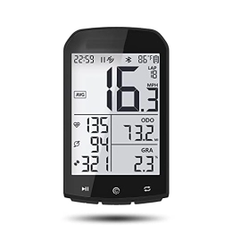DSMGLSBB GPS Bike Computer, 2.9 Inch LCD Display Bicycle Speedometer And Odometer with Speed/Cadence Sensor for Outdoor Men Women Teens Bikers