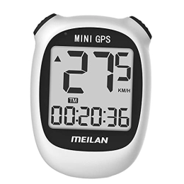 F Fityle Cycling Computer F Fityle Bike Computer GPS Bicycle Speedometer and Odometer Waterproof Cycling Computer, White