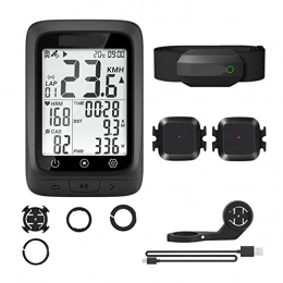 Fangfang Accessories FANGFANG TRUSTTWO BC107 Smart Wireless Bike GPS Computer Bicycle Odometer MTB Road Cycle Bluetooh ANT+ Waterproof Speedometer (Color : Packge H)