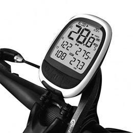 FYLY-GPS Bike Computer, Wireless USB Rechargeable Bicycle Speedometer, IPX6 Waterproof Bike Odometer, with Bluetooth ANT Function Bike Accessories