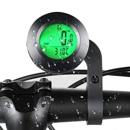 Gaoni Bike Speedometer Wireless, 3 Color Waterproof LCD Backlight Display Bicycle Speedometer with Automatic Wake-up, Multi-Functions Odometer Cycle Speedometer