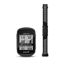 Garmin Accessories Garmin Edge 130 Plus GPS Bike Computer Heart Rate Bundle (Includes HRM-Dual), Black