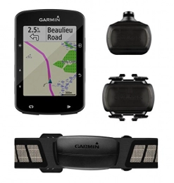 Garmin Cycling Computer Garmin Edge 520 Plus Speed and Cadence Bundle, GPS Cycling / Bike Computer for Competing and Navigation, Includes Additional Sensors / Heart Rate Monitor