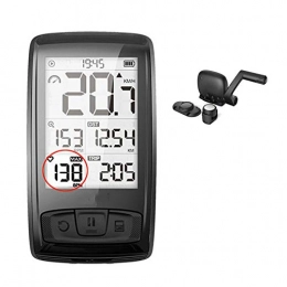 gdangel Accessories gdangel Bicycle Speedometer Wireless Bicycle Computer Bike Speedometer With Speed Cadence Sensor Can Connect Bluetooth Heart Rate Monitor