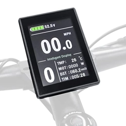 GEPTEP E-bike Instrument 3.5" Electric Bike Meter Odometer With Color LCD Dispaly,Waterproof