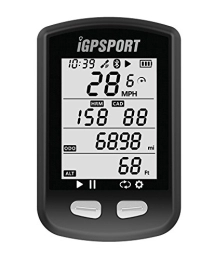 iGPSPORT Cycling Computer GPS Bike Computer iGS10 Wireless Waterproof Cycle Computer Compatible with Cadence Speed Heart Rate Sensor