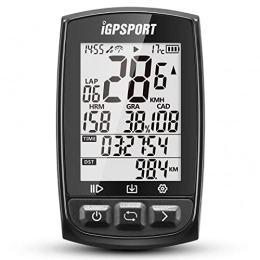 Lechnical Cycling Computer GPS Cycling Computer BT5.0 ANT+ Rechargeable IPX7 Water Resistant Bike Computer Bicycle Speedometer