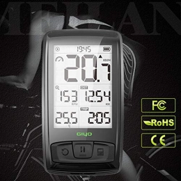 happygirr Cycling Computer happygirr Bicycle Computer Wireless Bicycle Speedometer Wireless Waterproof Lightweight Large Screen Wireless LCD Speedometer Odometer Speed