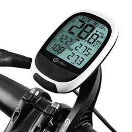HKYMBM Cycling Computer HKYMBM Bike Computer, Multi Function Wireless Waterproof Bike Speedometer Odometer Cycling Accessories with Backlight Large HD LCD Screen Display