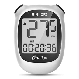 HKYMBM Cycling Computer HKYMBM M3 GPS Bike Computer, Multi Function Wireless Waterproof Bike Speedometer Odometer with Backlight HD LCD Screen Display for Outdoor Bikers (White)