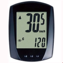 Home gyms Accessories Home gyms Bike Computer Speedometer Waterproof Bicycle Odometer Cycle Computer Multi-Function LCD Back-Light Display (Black)