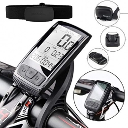 HONGLONG Cycling Computer HONGLONG Bicycle computer wirelessly, bike speedometer, with speed and cadence sensor, backlight, 2.5-inch large LED screen, waterproof Long AkkulaufzeitIPX5, is the best companion for cycling