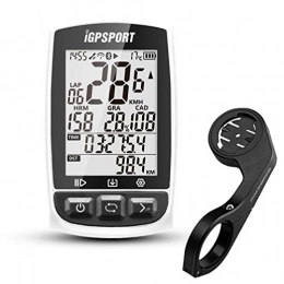 iGPSPORT  iGPSPORT iGS50E Bike Computer with ANT+ Function Waterproof GPS Cycling Computer with Bike Mount White