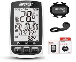 iGPSPORT Cycling Computer iGPSPORT iGS50E Wireless Cycle Computer with ANT+ Function Bike Speedometer GPS combo with bike mount Cadence Speed Sensor (Combo 1)
